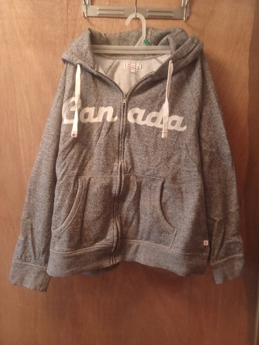Canadiana  Full Zipper Gray Jacket